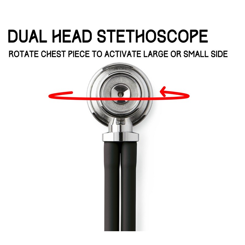 EMI Sprague Rappaport Stethoscope and Aneroid Sphygmomanometer Blood Pressure Set