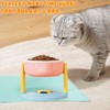 Elevated Cat Bowls Dog Bowls with 19X12 Large Waterproof Pet