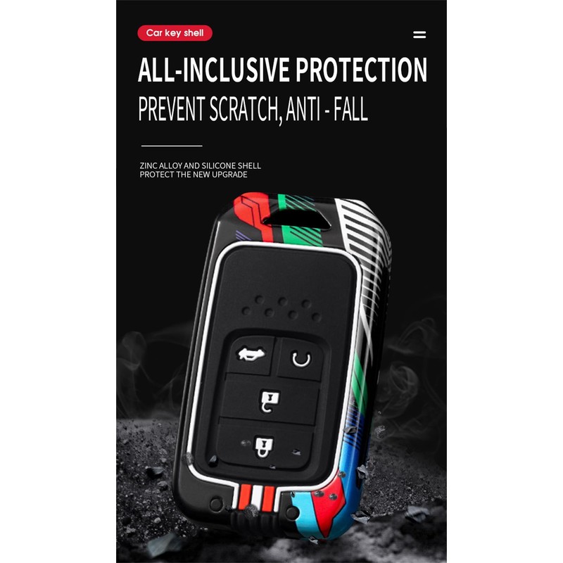 ontto 4-Button Key Housing Compatible with Honda Civic Accord Pilot