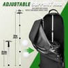 DAREKUKU Golf Travel Bag with Adjustable Support Rod, 900D Heavy