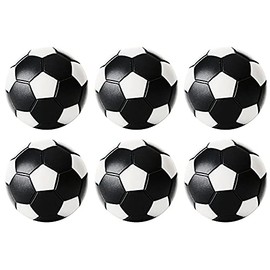 Wagner Automaten Winspeed Kickerball in Blister Packaging - 6 Pieces with 32 mm Diameter (Black/White)