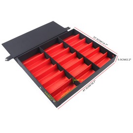 18 Slot eyeglass holder Glasses Display Case Sunglasses Organizer for Women Men,Jewelry Glasses Sunglass Box with Supportable Holder Eyeglass Collection Holder,Multiple Eyeglasses Stand Storage Box
