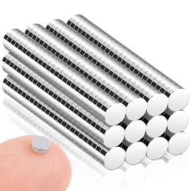 300 Pack Small Round Magnets Fridge Magnets 3x1mm Strong Neodymium Mini Magnet Refrigerator Rare Earth Magnets for Crafts Whiteboard Cabinet Locker Photo