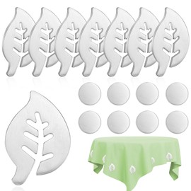 TUZHE Pack of 8 Tablecloth Weights Outdoor Extra Heavy Magnetic Tablecloth Clip Stainless Steel Table Cloth Weight Curtains Weighted Approx. 45 g (Sheet)