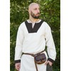 Battle-Merchant Belt Bag Leather Bag with Celtic Decorative Fittings, brown