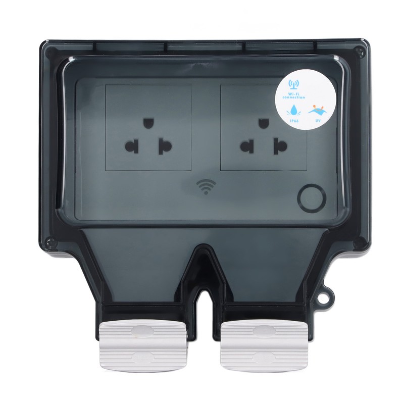 Outdoor Outlet WIFI IP66 Waterproof Socket With Timer for Patio