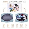 MAGEFY Small Makeup Bag for Purse Corduroy Makeup Bag for