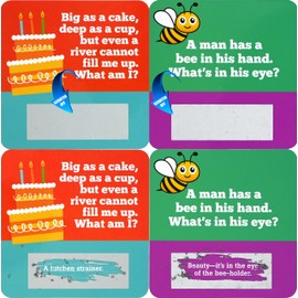 Lunch Box Riddles Scratch-Off Deck (60 cards)