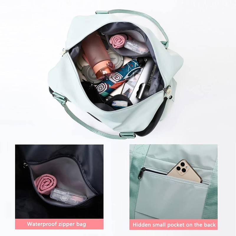 KARRESLY - Bolsa de viaje para mujer, bolsa de hombro