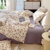 AOJIM Cherry Pattern Duvet Cover Set, 100% Cotton Cute Bedding