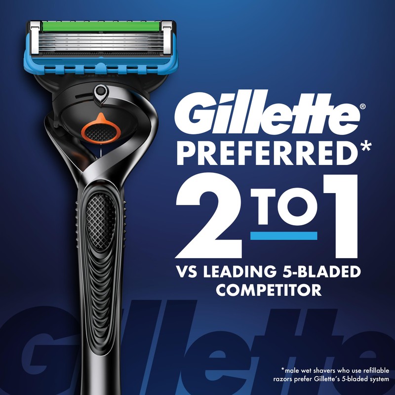 Gillette Fusion5 ProGlide Shaving Razor for Men, Razor Handle, 4