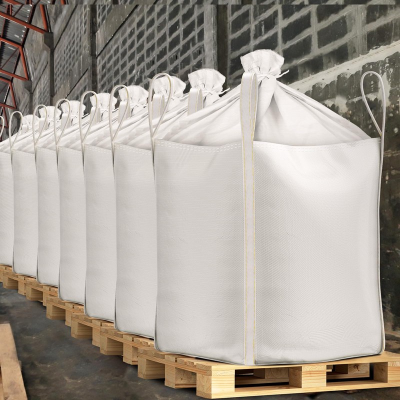Hoolerry 10 Pcs FIBC Bulk Bag, 1.5 Ton 35" L