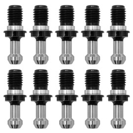 QWORK 10Pcs CAT40 45°Pull Stud Retention Knob for HAAS CAT 40 CNC Tool Holder Replace# 202-5925
