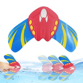 IKOPFLN 1 Stück Rot Poolspielzeuge,Teufel Fisch Schwimmbad Spielzeug,Wasserspielzeug Kinder,Poolspielzeuge Poolparty,Wasser Spielzeug Fische,Spielzeug (Mittelgroß)