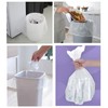 100 Count Small Trash Bags 4 Gallon Small Clear Garbage