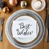 Brightalk 13-Inch Stainless Steel Twist Pattern Charger Plates, 6 Pcs