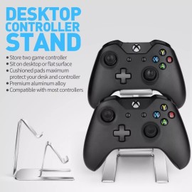 Unbranded Controller Holder – 2 Tier Universal Aluminum Display Stand Accessories PC...