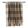 DII Stone Farmhouse Plaid Throw