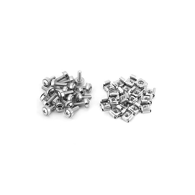 Cage Nut 20 Pieces Cage Nut Mounting Screws Screws Network