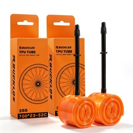 AEYINO 2-Pack TPU Bike Inner Tube 28 700 x 23-32C 80MM Presta Valve