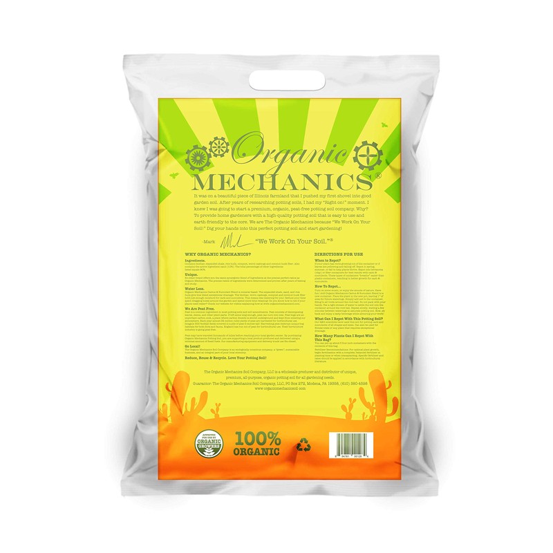 Organic Mechanics Ground Cactus and Succulent Blend- 2 Quart