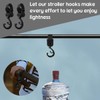 XURJUMI Pack of 4 Pram Hooks, Bag Hooks, Pram Hooks