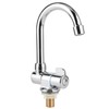 Single Cold Water Tap Basin Faucet 360 Degree Rotation 1/2in