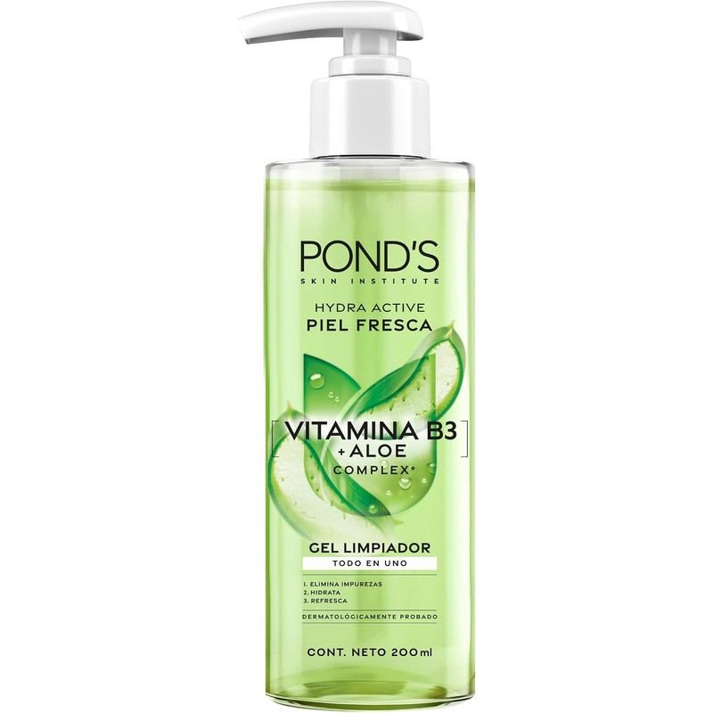 Gel Limpiador Facial Pond's Fruity Hydra Fresh Aloe 200 ml