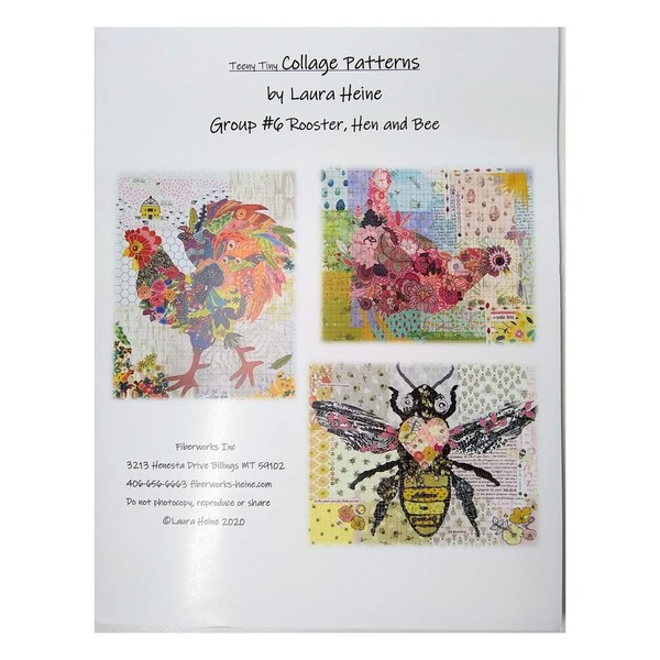 Laura Heine Quilt Pattern for Fiberworks Inc - Teeny Tiny