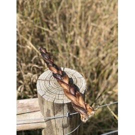 Bullysticks Organic 12" Braided Bully Sticks for Dogs - All Natural Braided Bully Bones are Free Range, Odorless Bully Sticks, USDA Approved (2 Pack)