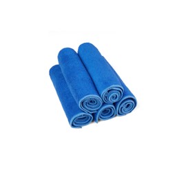 Kavalier ProClean - Miracle Wipe - Microfiber Blue Towel Set for Ultimate Cleaning Efficiency - 16.1x16.1'' - 350 GSM - 5 Units Pack - Blue