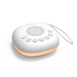 White Noise Machine for Adults and Babies – 20 Soothing Sounds, Pink/Brown Noise, USB-C Rechargeable, 48H Portable Sleep Sound Machine with Night Light for Home, Travel, Nursery