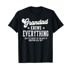 Funny Grandad Gag Gifts For Birthday Father's Day Grandad T-Shirt