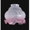 B&P Lamp® Ruby Tint Art Nouveau Etched Fixture Shade