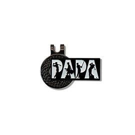 MULLIGAN HOOLIGAN Golf Ball Marker + Magnetic Hat Clip, Funny and Unique Golf Gift, Premium Quality, The Perfect for Your Favorite Golfer, Golf Accessories for Any Occasions (Papa)