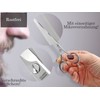 Bartschere aus Solingen Haarschere mit einseitiger Mikroverzahnung Made in Germany