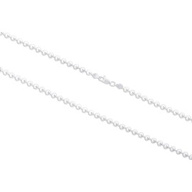 CATIVI | Cadena de bolita calibre 200 Plata Esterlina 925 | 55 cm longitud