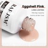 RARJSM Rubber Base Coat Gel Polish Nude Eggshell Pink Skin