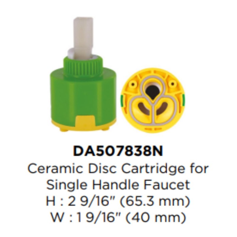 Gerber Plumbing Ceramic Disc Cartridge for Single Handle Faucet