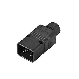 uxcell AC 110-250V 16A Male IEC320 C20 Power Socket Adapter Receptacle Connector