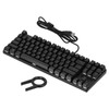 MAGIC REFINER Gaming Keyboard 87 Keys Portable Durable RGB Backlit