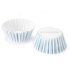 Blue Stripe Cupcake Cases - Medium (72)