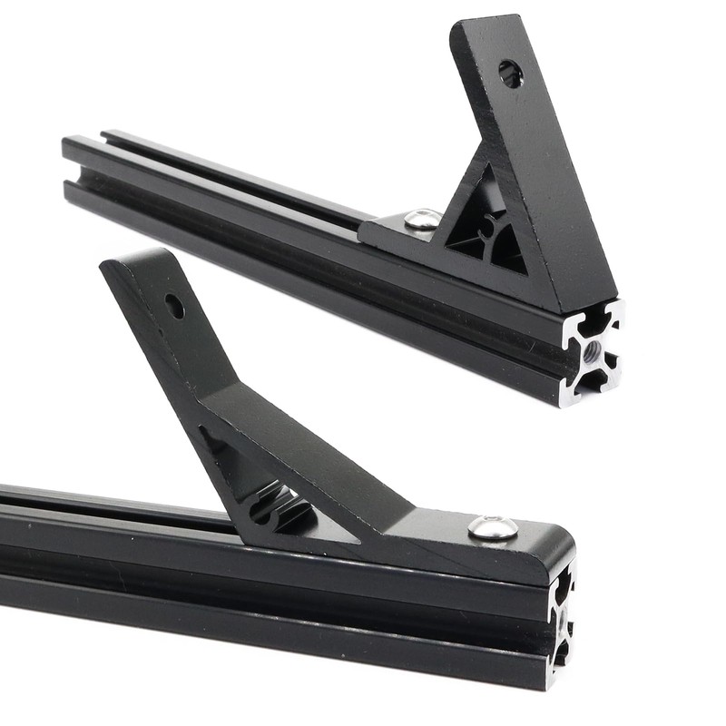BLCCLOY 4Pcs 45deg, 4Pcs 135deg 2020 Aluminum Extrusion T Slot