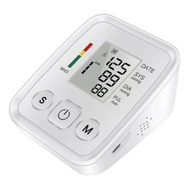 Baumanometro Digital Monitor De Presin Arterial De Brazo Blanco                                                                                       