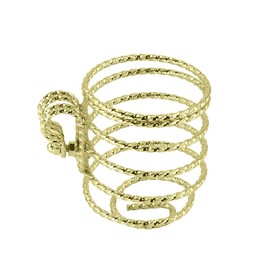 Lowrider Gold Steel Twisted Cup Holder for Bikes, Bicycles, trikes, Bikes, Beach Cruisers, Stretch Bikes.