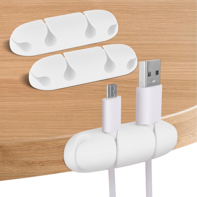 WLLHYF Cable Clips 3PCS Cord Wire Organizer Cable Management Holders
