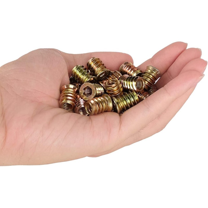 Pack of 40 Screw Nuts M6 x 10 mm, Threaded