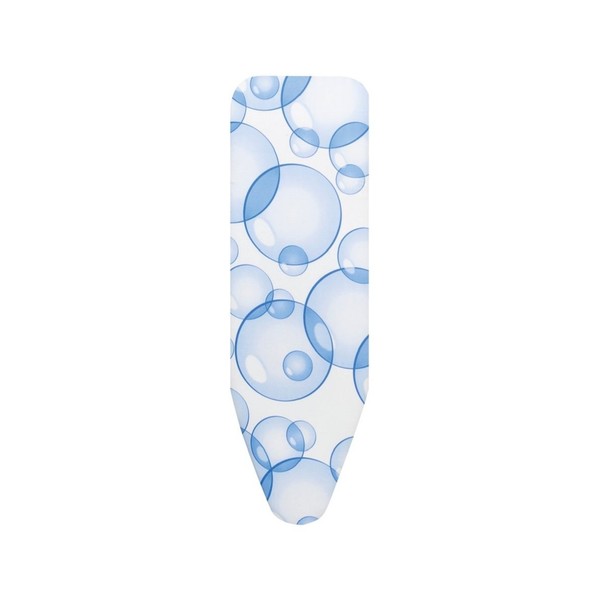 Brabantia 100703 Bubbles Perfect Flow Ironing Board Cover, L 124 x W 45 cm, Size C
