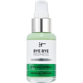 It Cosmetics Bye bye Redness, Serum, Suero Facial Hidratante y Calmante, Neutraliza Instantáneamente el Enrojecimiento Facial, 1% Avena Coloidal, Centella, Péptido y Niacinamida, 30 ml