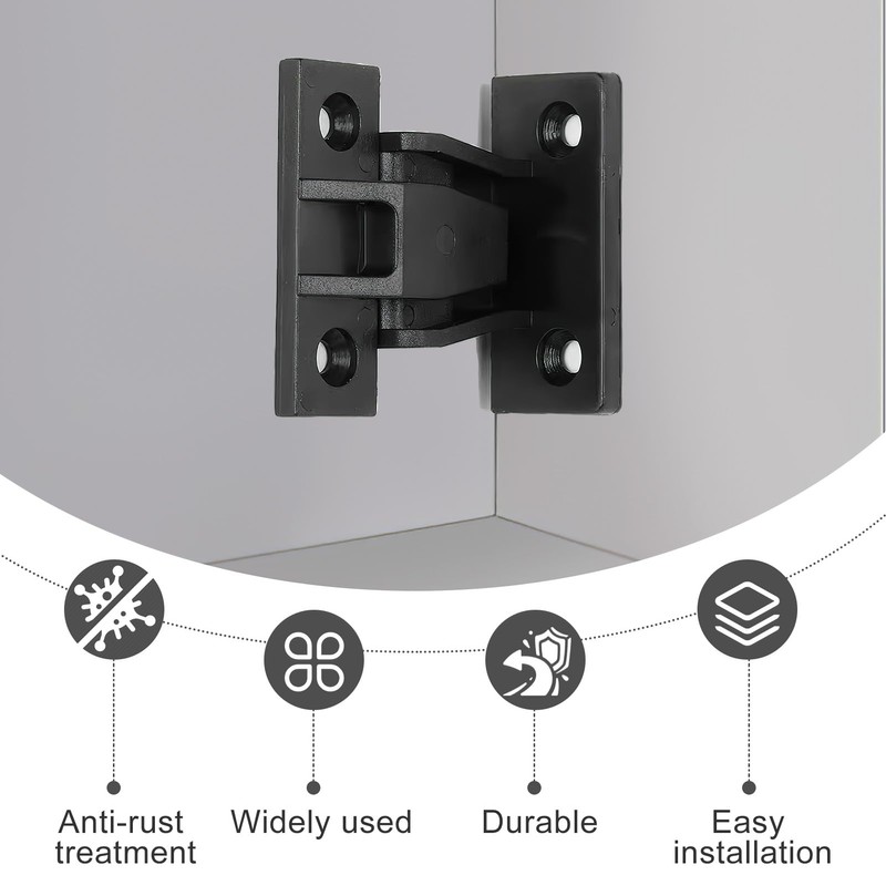 4 Pairs Keku Drop On,Hook Push in Plinth Fasteners Fittings